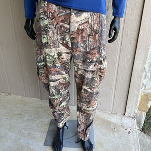 Brents Camo Pants Mens Size Large‎ Cargo Pants Hunting Brown Woodland Streetwear